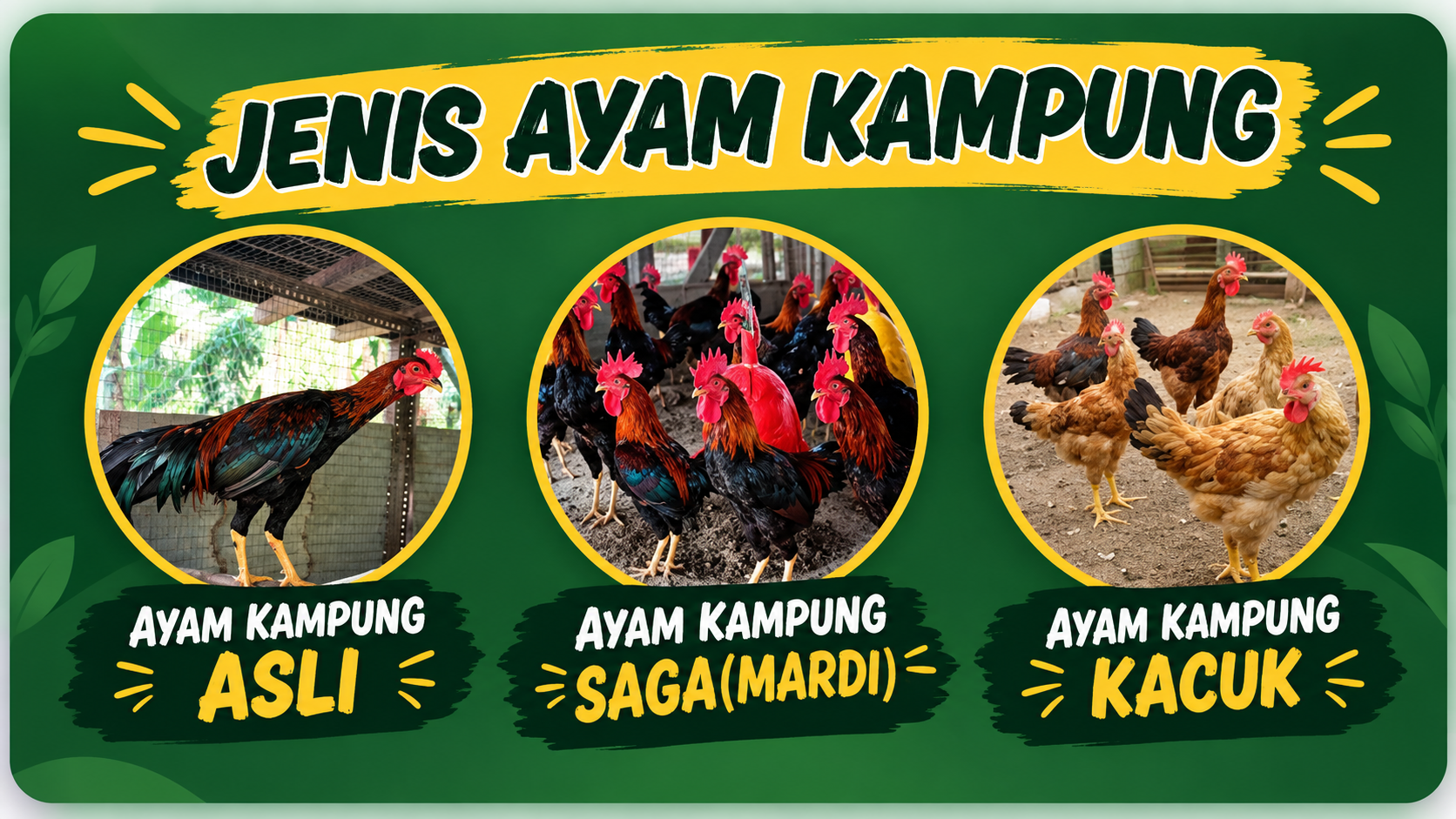 Jenis Ayam Kampung